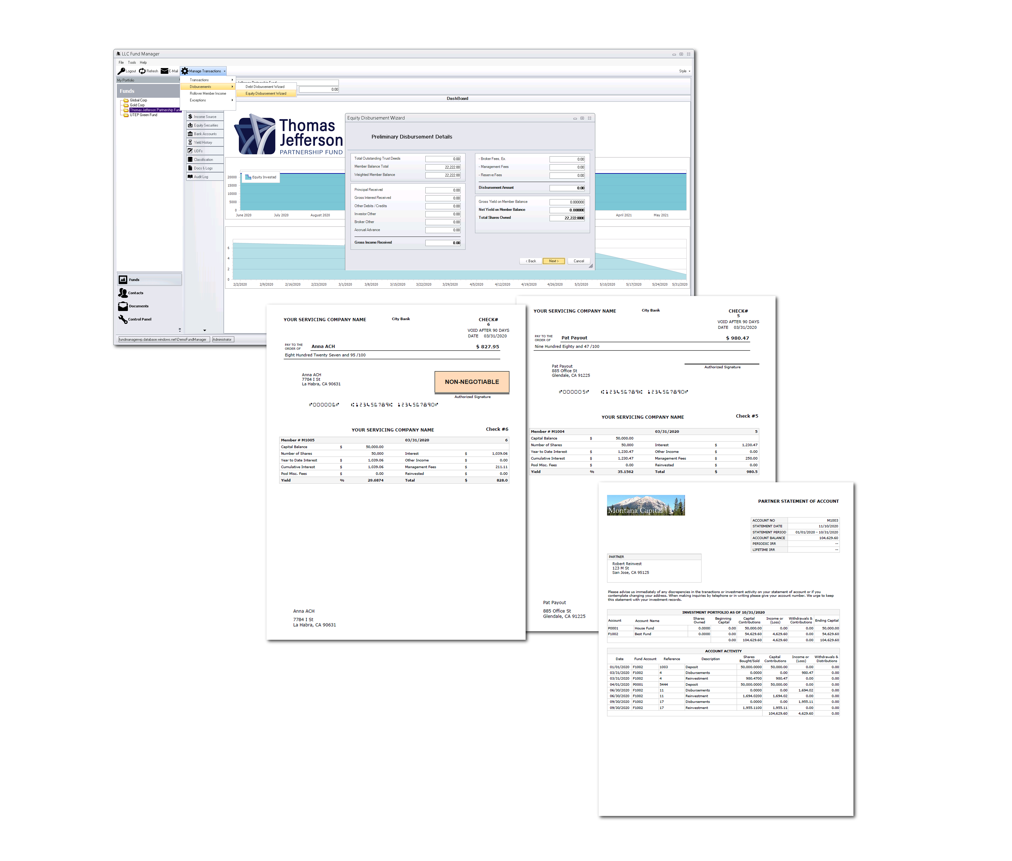 screenshot of LLC Fund Manager